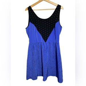 Attention Blue Mini Dress